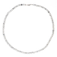 Collar en plata con Howlita