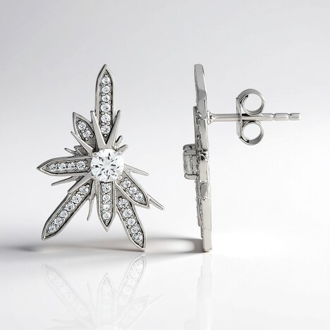 Orecchini in argento con Zircone (de Melo Essence)