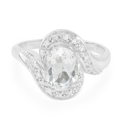 Anillo en plata con Berilo del Himalaya