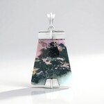 Ciondolo in argento con Rodonite Sulavesi (Bali Barong)