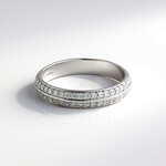 Anello in argento con Zircone
