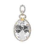 Danburit-Goldanhänger