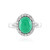 Green Onyx Silver Ring