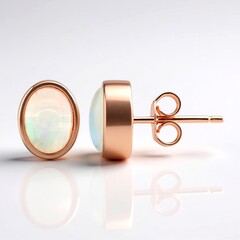 Orecchini in argento con Opale di Welo (Adela Silber)