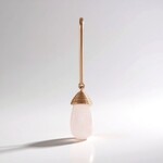 Ciondolo in argento con Quarzo Rosa (MONOSONO COLLECTION)