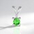 Ciondolo in argento con Lemshuku Tsavorite