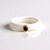 Anello in ceramica con Diamante Nero