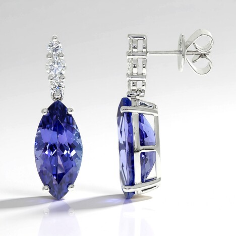 Orecchini in oro con Tanzanite AAA (CIRARI)