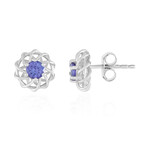 Pendientes en plata con Tanzanita (Ornaments by de Melo)