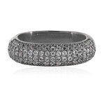 Anello in argento con Topazio Bianco