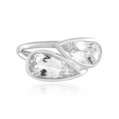 Zilveren ring met danburietkristallen (de Melo)