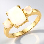 Anello in argento con Opale di Welo