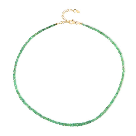 Sambia-Smaragd-Silberhalskette