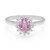 Pink Cuprian Tourmaline Silver Ring