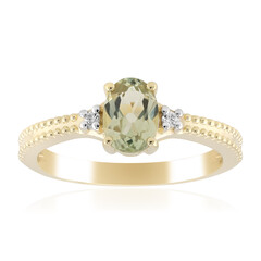 Bague en or et Diaspore à couleur changeante