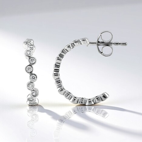 Orecchini in argento con Zircone