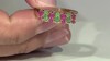 Zilveren ring met Socoto smaragden