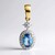 Ciondolo in oro con Tanzanite Lilla Non Riscaldata