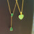 10K AAA Zambian Emerald Gold Necklace