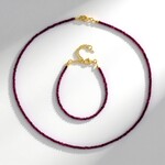 Parure in argento con Rubino Mozambico