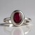 Anello in argento con Rubino Bemainty