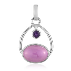 Pendentif en argent et Phosphosidérite