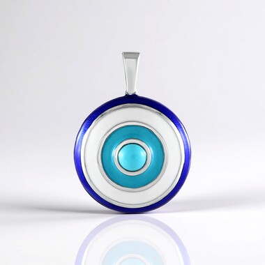 Pendentif en argent et Turquoise Sleeping Beauty