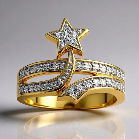 Anello in oro con Diamante SI1 (G) (Annette)
