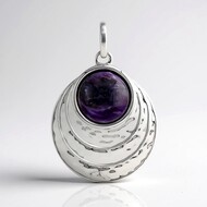 Colgante en plata con Charoita