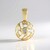 Ciondolo in oro con Diamante I3 (H) (Ornaments by de Melo)