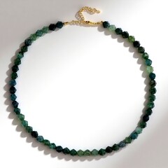 Collana in argento con Agata Muschiata
