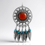Ciondolo in argento con Corniola (Jones Lee)