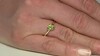 Zilveren ring met een peridoot
