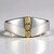 Bague en argent et Zircon jaune