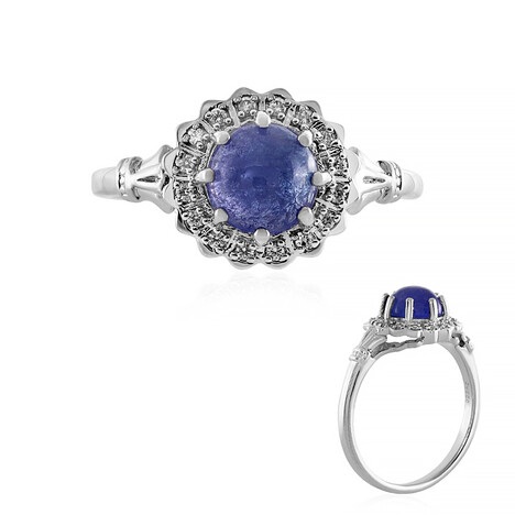 Anello in argento con Tanzanite