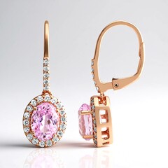 Orecchini in argento con Kunzite