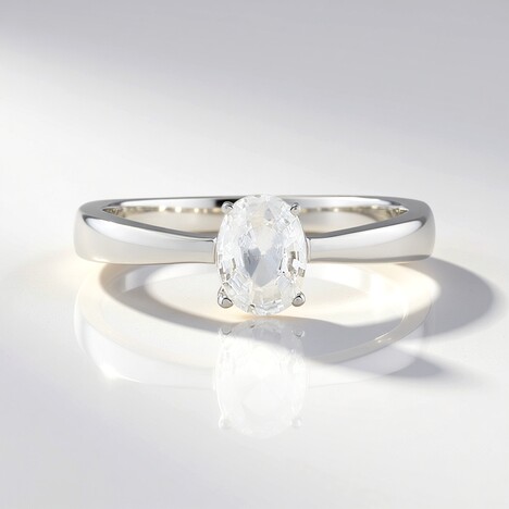 Anello in argento con Zircone (Adela Silber)