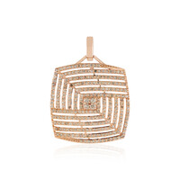 Pendentif en or et Diamant chocolat I2 (KM by Juwelo)