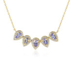 Tanzanite Silver Necklace