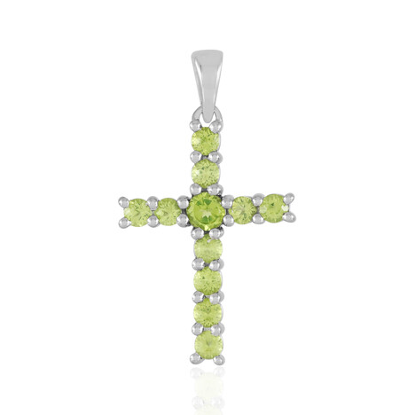 Colgante en plata con Peridoto