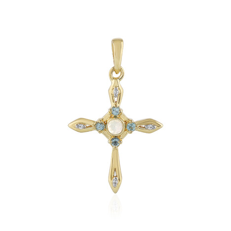 Welo-Opal-Silberanhänger