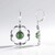 Orecchini in argento con Turchese Verde (Desert Chic)