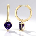 Orecchini in oro con Ametista