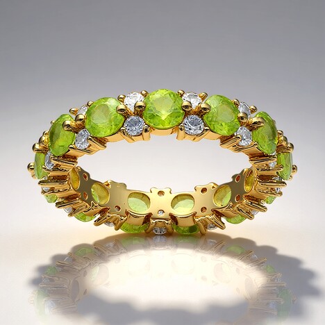 Anello in argento con Idocrasio