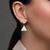 Boucles d'oreilles en argent et Topaze blanche