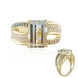 Mehrfarbiger Ukrainischer Topas-Goldring (de Melo)