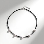 Collana in argento con Perla d'Acqua Dolce Bianca
