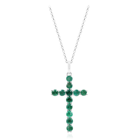 Collana in argento con Smeraldo Socoto