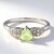 Anello in argento con Prehnite