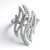 Anello in argento con Topazio Bianco